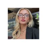 BluePepper Talya Cateye Kahverengi Mavi Işık Filtreli Ekran Gözlüğü Optik Uyumlu Camları Değişebilir