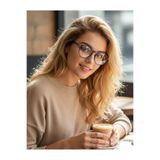 BluePepper Toms v6 Yuvarlak Mavi Işık Filtreli Ekran Gözlüğü Optik Uyumlu Camları Değişebilir 50 Ekartman