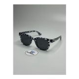 BluePepper Vega Model Zebra Desen Güneş Gözlüğü Wayfarer Siyah Cam Renkli