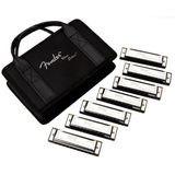Blues Harmonica Deluxe 7' set kılıf içinde