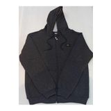 BLUES MODA Massi Unisex Koyu Gri Büyük Beden İçi kalın yumuşak Kapşonlu Fermuarlı Polar Hırka
