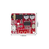 Bluetooth 4.1 Ses Alıcı (Audio) Modülü - Kablosuz Stereo Müzik Modülü - Kırmızı - 1 W