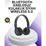 Bluetooth 5.0 Kablosuz Kulak Üstü Kulaklık | Stereo Ses Katlanabilir Tasarım