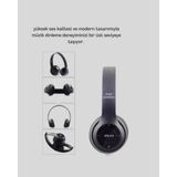 Bluetooth 5.0 Kablosuz Kulaklık – Extra Bass, Tf Kart Desteği, 3.5mm Aux Girişli - Lisinya