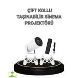 Bluetooth 5.0 ve Wifi 6 Akıllı 4K Projeksiyon