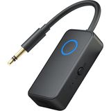 Bluetooth 5.4 Ses Alıcı & Verici – 2’si 1 Arada Aux Adaptör, 3.5mm Jak, Usb-C Şarj, 15M Kabl