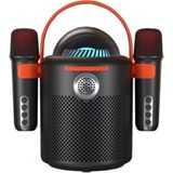 Bluetooth Aile Parti Seti Kablosuz Çift Mikrofon 6 Ses Degıstırme Siyah KAYALI27-KYL5U4U - 1