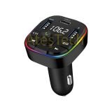 Bluetooth Araç Kiti USB FM Transmitter Aux • TF Kart • Handsfree • Şarj Özellikli