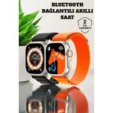 Bluetooth Bağlantılı 49MM Dokunmatik Akıllı Saat Sağlık ve Spor Takip Özellikli - Lisinya - Çok Renkli - Belirtilmemiş
