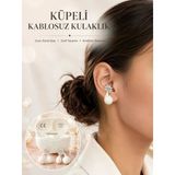 Bluetooth Bağlantılı Küpeli Kablosuz Kulaklık Uzun Pil Ömrü