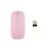 Bluetooth fare, şarj edilebilir hafif kablosuz fare, MacBook Pro/Air/Android/iOS tablet/dizüstü bilgisayar/PC/Mac/bilgisayar (Rose Gold)