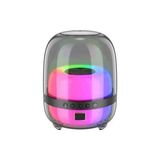 bluetooth hoparlör kablosuz taşınabilir rgb ışıklı tws speaker bts-1843 siyah - 01-Siyah