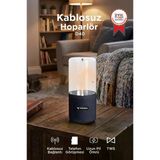 Bluetooth Hoparlör Manyetik Işıklı Tws 5.3 Speaker D40 Siyah