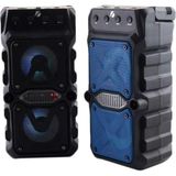 Bluetooth Hoparlör Mikrofonlu Ses Bombası Speaker Müzik Çalar Rgb Işıklı Extra Bass Fm/sd/aux/flaş - Adaçayı Yeşili