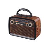 Bluetooth Hoparlör Nostaljik Radyo Fenerli Şarjlı Speaker Sd kart Usb Aux Girişli Fm Radyo KTF-1467