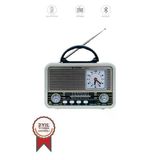 Bluetooth Hoparlör Nostaljik Radyo Speaker Ns03 Altın