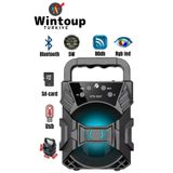Bluetooth Hoparlör Parti Hoparlörü Işıklı Ses Bombası Radyo Usb Sd Girişli