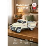 Bluetooth Hoparlör Pickup Araba Güneş Enerjili Speaker D54 Bej