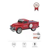 Bluetooth Hoparlör Pickup Araba Güneş Enerjili Speaker D54 Kırmızı