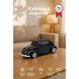 Bluetooth Hoparlör Retro Araba Vosvos Usb Tf Fm Speaker D49 Siyah