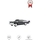 Bluetooth Hoparlör Retro Klasik Araba Tasarımlı Tws 10W Fm Usb Speaker D86 Siyah