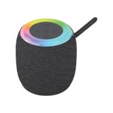 Bluetooth Hoparlör Rgb Işıklı Usb Fm Destekli Radyo D10 gri