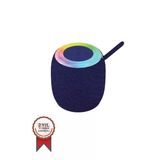 Bluetooth Hoparlör Rgb Işıklı Usb Fm Destekli Radyo D10 lacivert