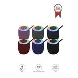 Bluetooth Hoparlör Rgb Işıklı Usb Fm Destekli Radyo D10 siyah