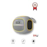 Bluetooth Hoparlör Taşınabilir Kablosuz Speaker Fm Radyo Usb Tf Kart 5W D90 Gri