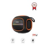 Bluetooth Hoparlör Taşınabilir Kablosuz Speaker Fm Radyo Usb Tf Kart 5W D90 Siyah