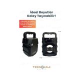 Bluetooth Hoparlör Taşınabilir Ses Bombası LED Işıklı Extra Bass Ses Radyolu Speaker Sd Kart-Usb - Option-1