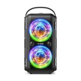Bluetooth Hoparlör, W-Kıng 80W Taşınabilir Kablosuz Hoparlör Kutusu Müzik Kutusu, Güçlü Bas, Güçlü 105DB Ses, Karışık Renkli LED Işıkları, USB Çalma, 24 Saat Çalma Süresi - Genel