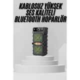 Bluetooth Hoparlör Yüksek Ses Kaliteli Büyük Boy Çift Çıkışlı Ses Bombası Nemere