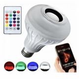 Bluetooth Hoparlörlü Kumandalı Rgb Akıllı Led Ampul Rgb