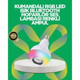 Bluetooth Hoparlörlü LED Ampul – 12W Enerji Tasarruflu