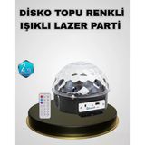 Bluetooth Hoparlörlü Led Disko Işığı Müzik Ritim Duyarlı Ve Taşınabilir Mir33014560