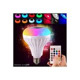 Bluetooth Hoparlörlü Renkli Led Ampul, Mp3 Çalar Özelliği