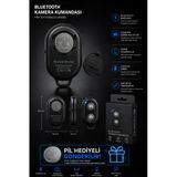 Bluetooth Kamera Kumandası Uzaktan Fotoğraf Ve Video Çekim Kumandası İos Android Uyumlu