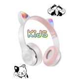 Bluetooth Kedi Kulaklık Aux Girişli Hafıza Kartlı Kulak Üstü Bluetooth Kedi Miyav Pisi Pisi Kulaklık