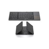 Bluetooth Klavye 3 Katmanlı Katlanabilir Taşınabilir Dokunmatik Windows/Android/Ios/Smart Tv B033