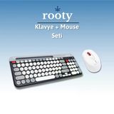 Bluetooth Klavye Mouse Set Çoklu Cihaz Bağlantılı