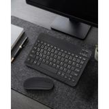 Bluetooth Klavye Mouse Seti Taşınabilir Wireless Bilgisayar Aksesuarı - Çok Renkli
