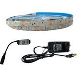 Bluetooth Kontrol Rgb Şerit LED Set 5050 Ledli 3çipli 5metre Silikonlu - 1 m