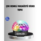 Bluetooth Kontrollü Masaüstü Disko Topu Işığı – Renkli Led Işık Gösterisi Ve Uzaktan Kumanda Mir59816747