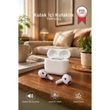 Bluetooth Kulaklık Kulak İçi Anc Kablosuz Kulaklık Trm-Go2 Beyaz