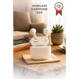 Bluetooth Kulaklık Kulak İçi Kablosuz Kulaklık G04 Bej