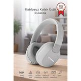 Bluetooth Kulaklık Kulak Üstü Kablosuz Kulaklık Hd50 Gri
