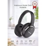 Bluetooth Kulaklık Kulak Üstü Kablosuz Kulaklık Hd60 Siyah