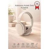 Bluetooth Kulaklık Kulak Üstü Kablosuz Kulaklık P2961 Bej