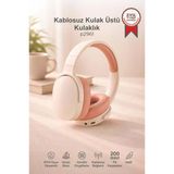 Bluetooth Kulaklık Kulak Üstü Kablosuz Kulaklık P2961 Pembe